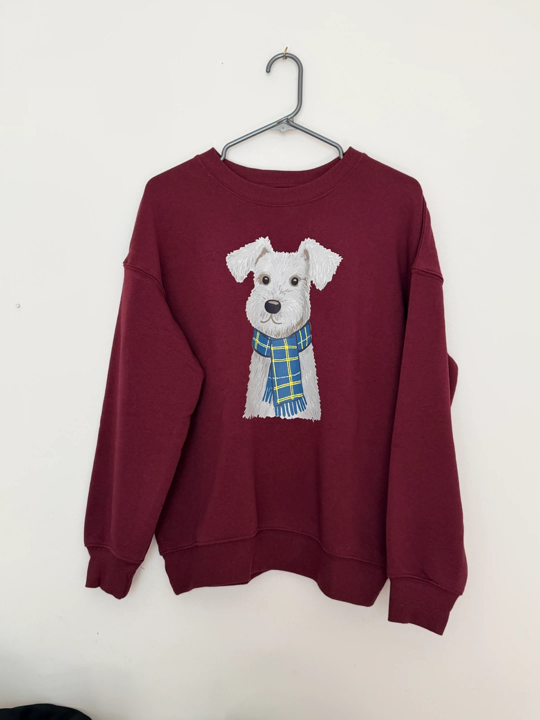 Zoe + Liv Dog Sweatshirts 2-Pack Burgundy S & XS New - photo 2