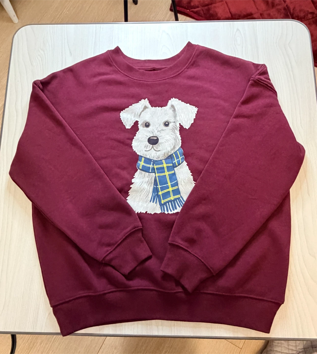 Zoe + Liv Dog Sweatshirts 2-Pack Burgundy S & XS New - photo 5