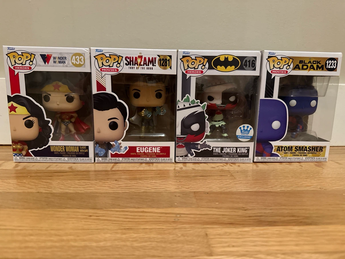 DC Funko Pop 4 Piece Set