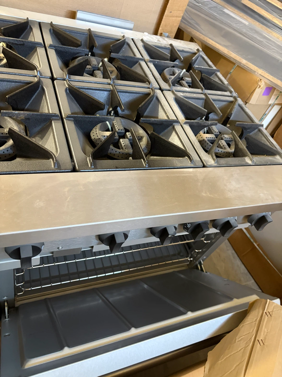 MainStreet Natural 60” Gas Range 2 ovens