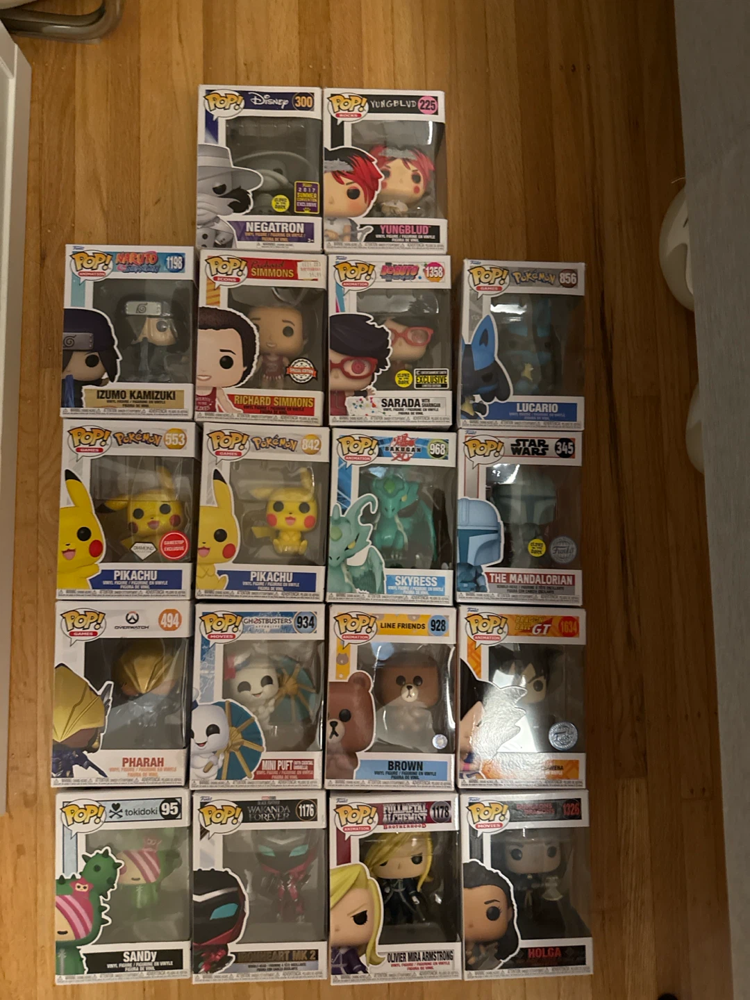 18 Funko Pop Set