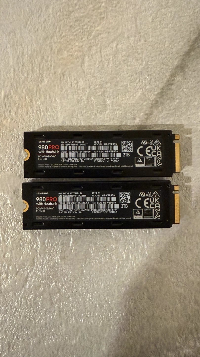 Samsung 980 Pro 2TB M.2 NVMe SSD with Heatsink - photo 2