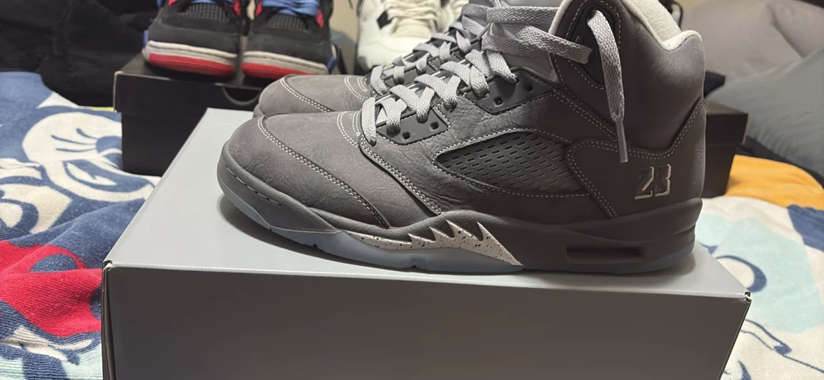 Air Jordan 5 Retro Wolf Grey - photo 3