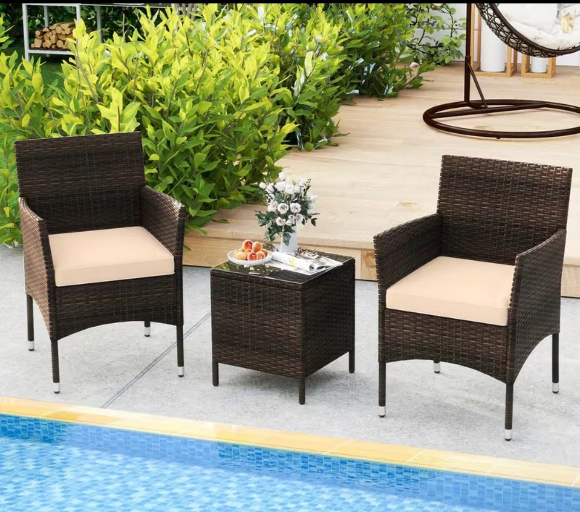 Patio 3pc balcony furniture