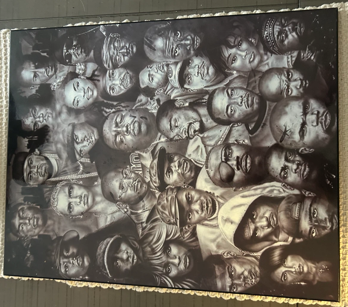 90s Hip-Hop and R&B Legends Collage Poster