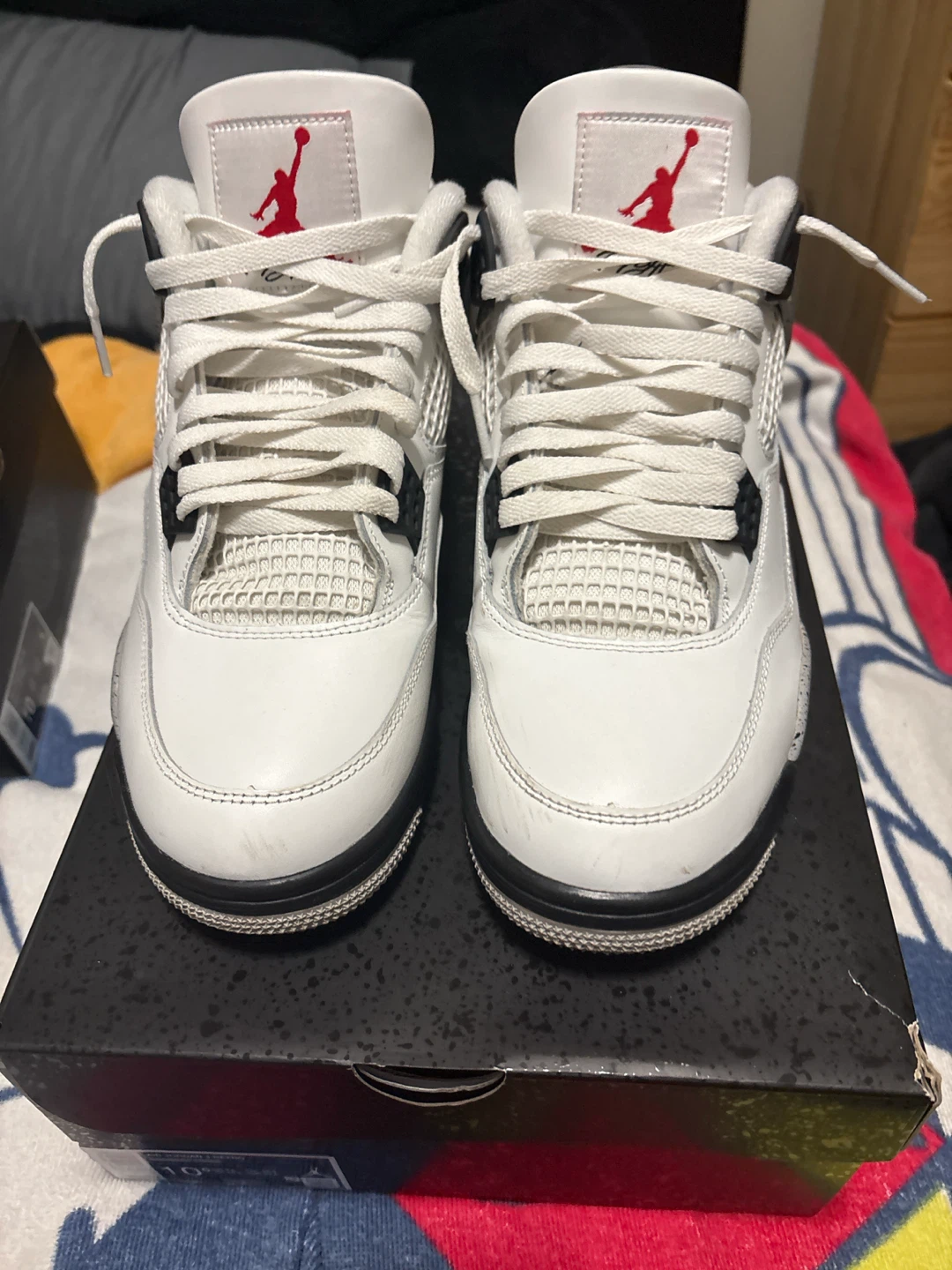 Air Jordan 4 White Cement