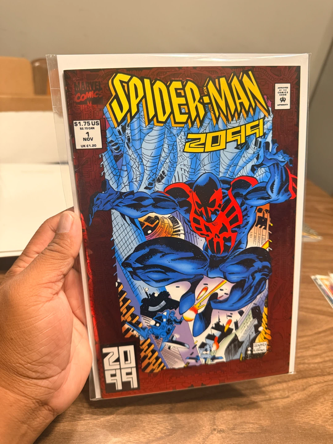 SPIDER-MAN 2099 #1 (1992) – RED FOIL COVER, DIRECT EDITION - photo 2