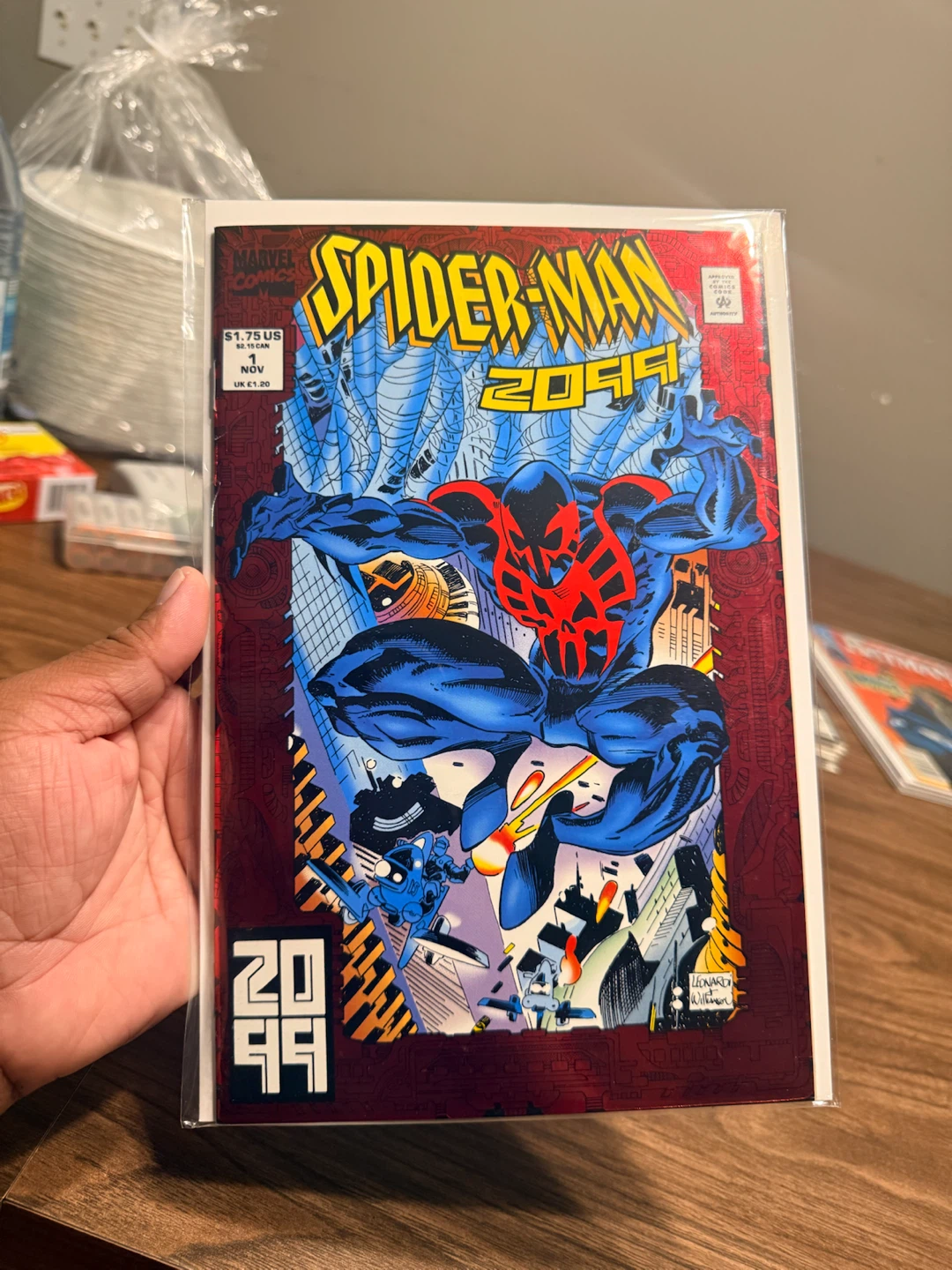 SPIDER-MAN 2099 #1 (1992) – RED FOIL COVER, DIRECT EDITION - photo 3
