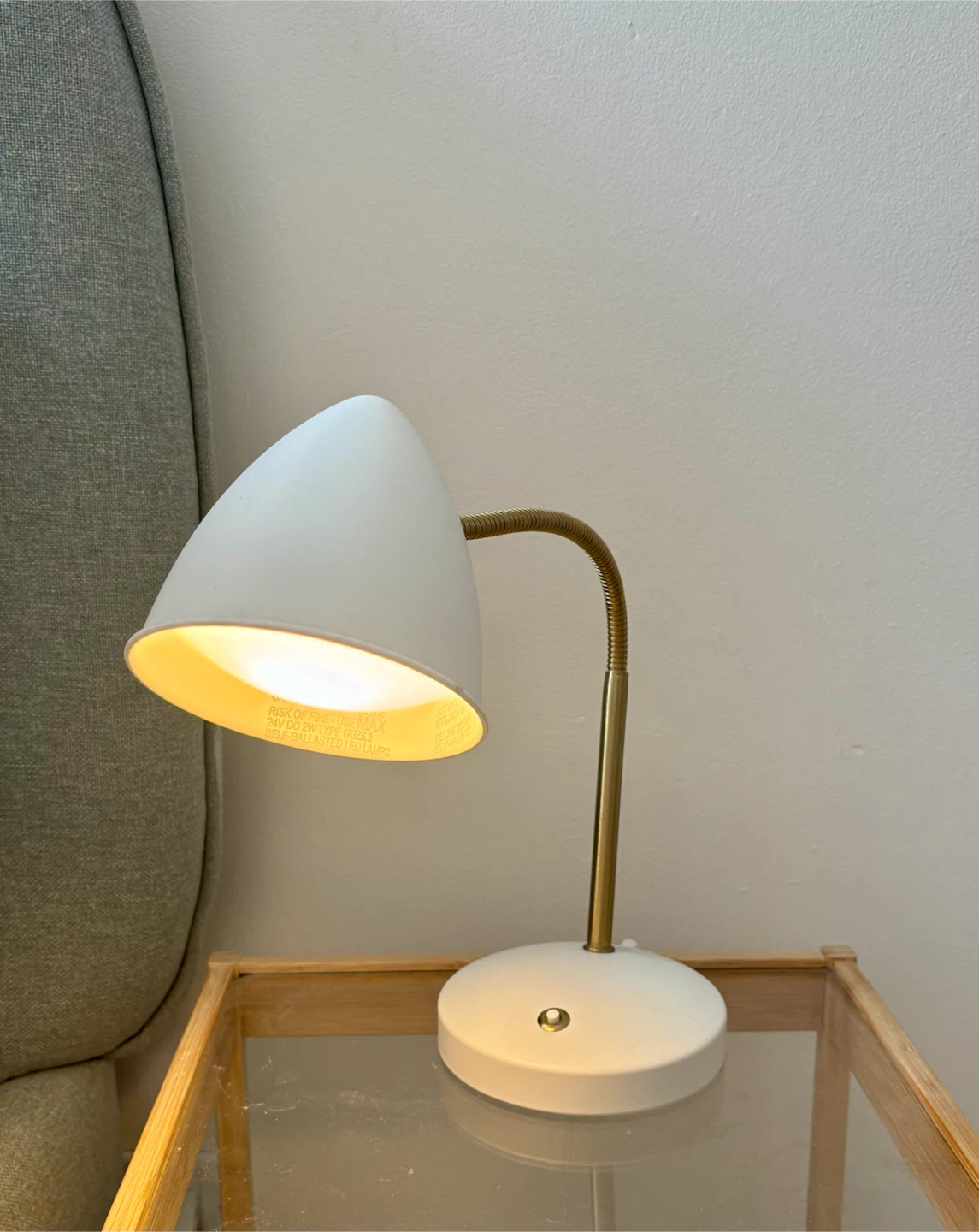 White Adjustable LED Desk Lamp