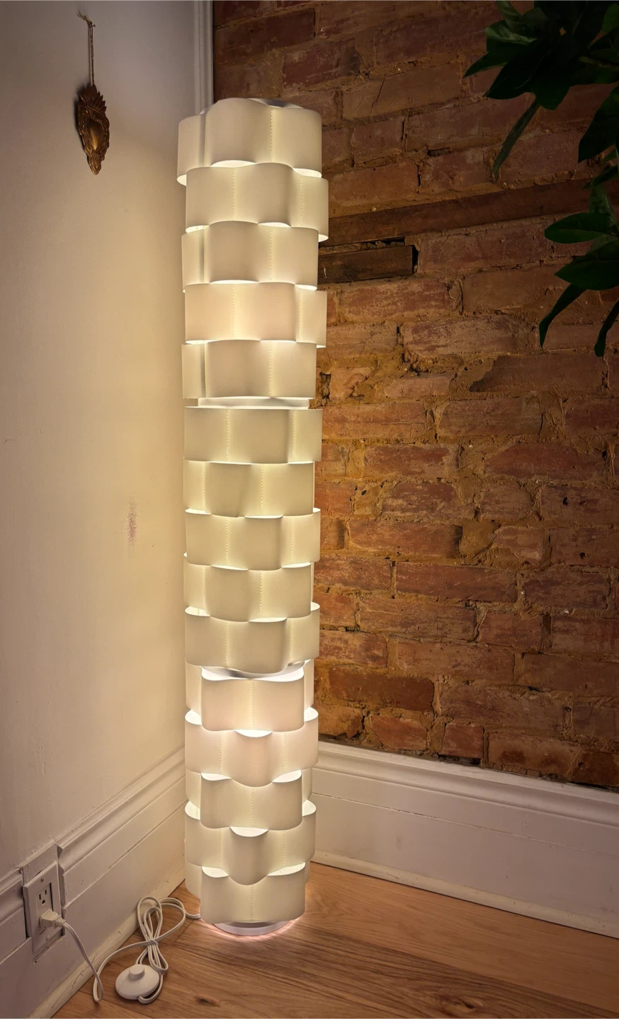 Modern White Floor Lamp - photo 2