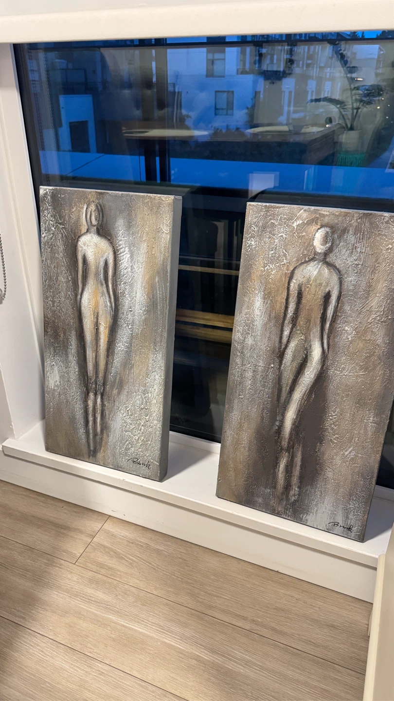 Abstract Figurative Wall Art - Set of 2 - photo 2