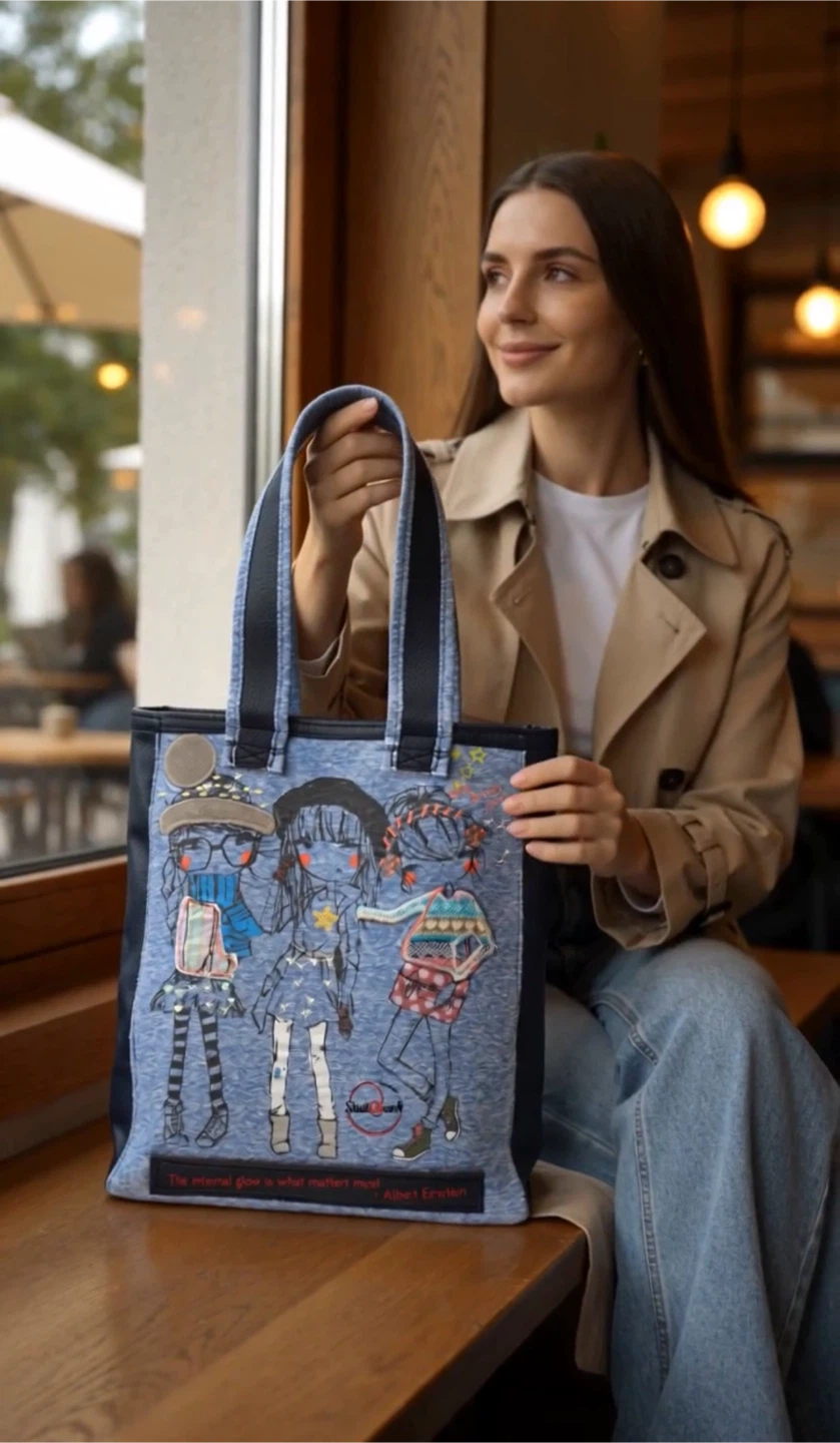 One-of-a-Kind Artisan Tote. NEW  100% handmade.
