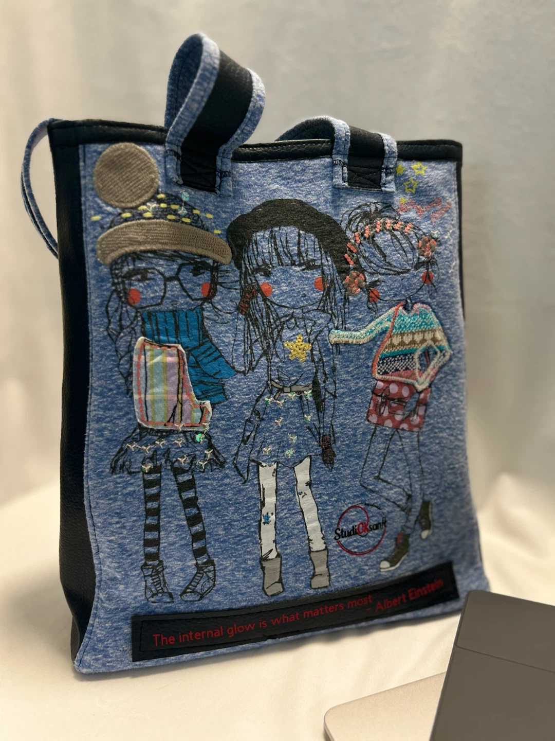 One-of-a-Kind Artisan Tote. NEW  100% handmade. - photo 4