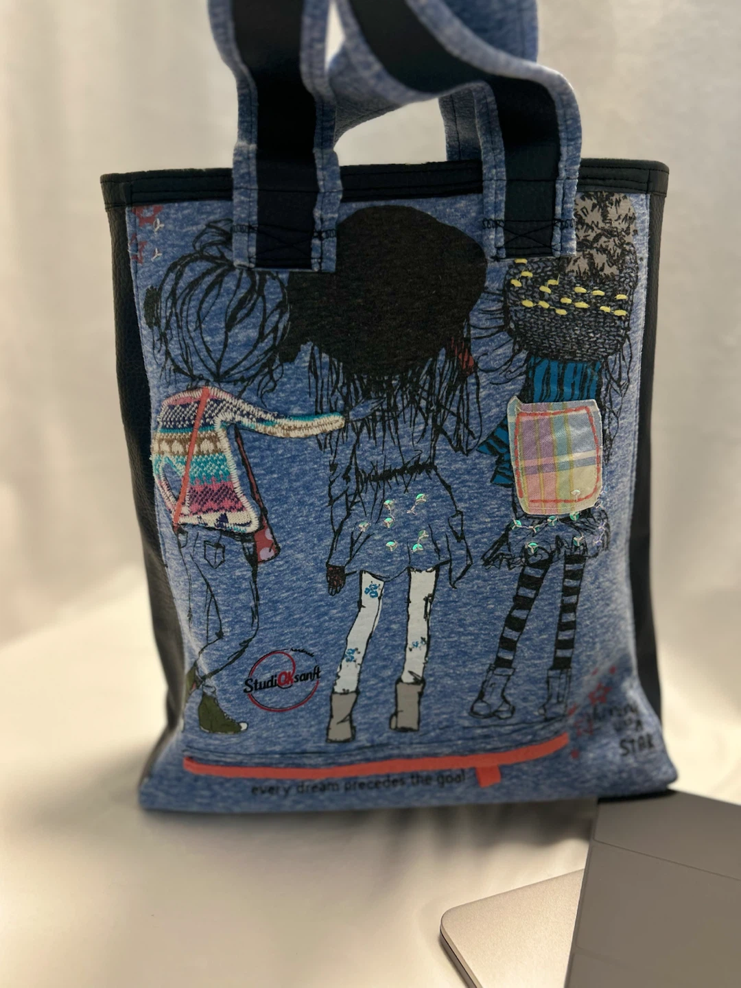 One-of-a-Kind Artisan Tote. NEW  100% handmade. - photo 5