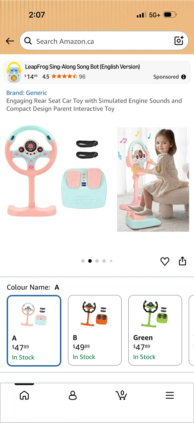Kids Multifunctional Steering Wheel Toy - photo 3