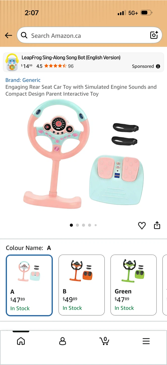 Kids Multifunctional Steering Wheel Toy - photo 4