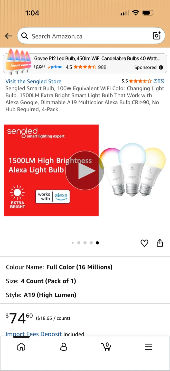 Sengled Smart Light Bulbs - 4 Pack - photo 4