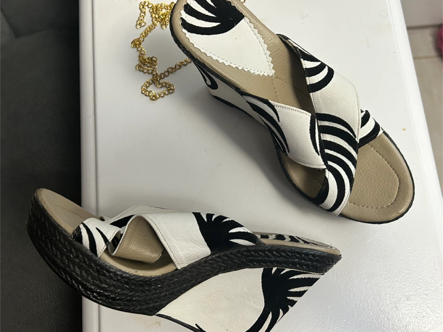 Wedge Sandals and Clutch Set - photo 2
