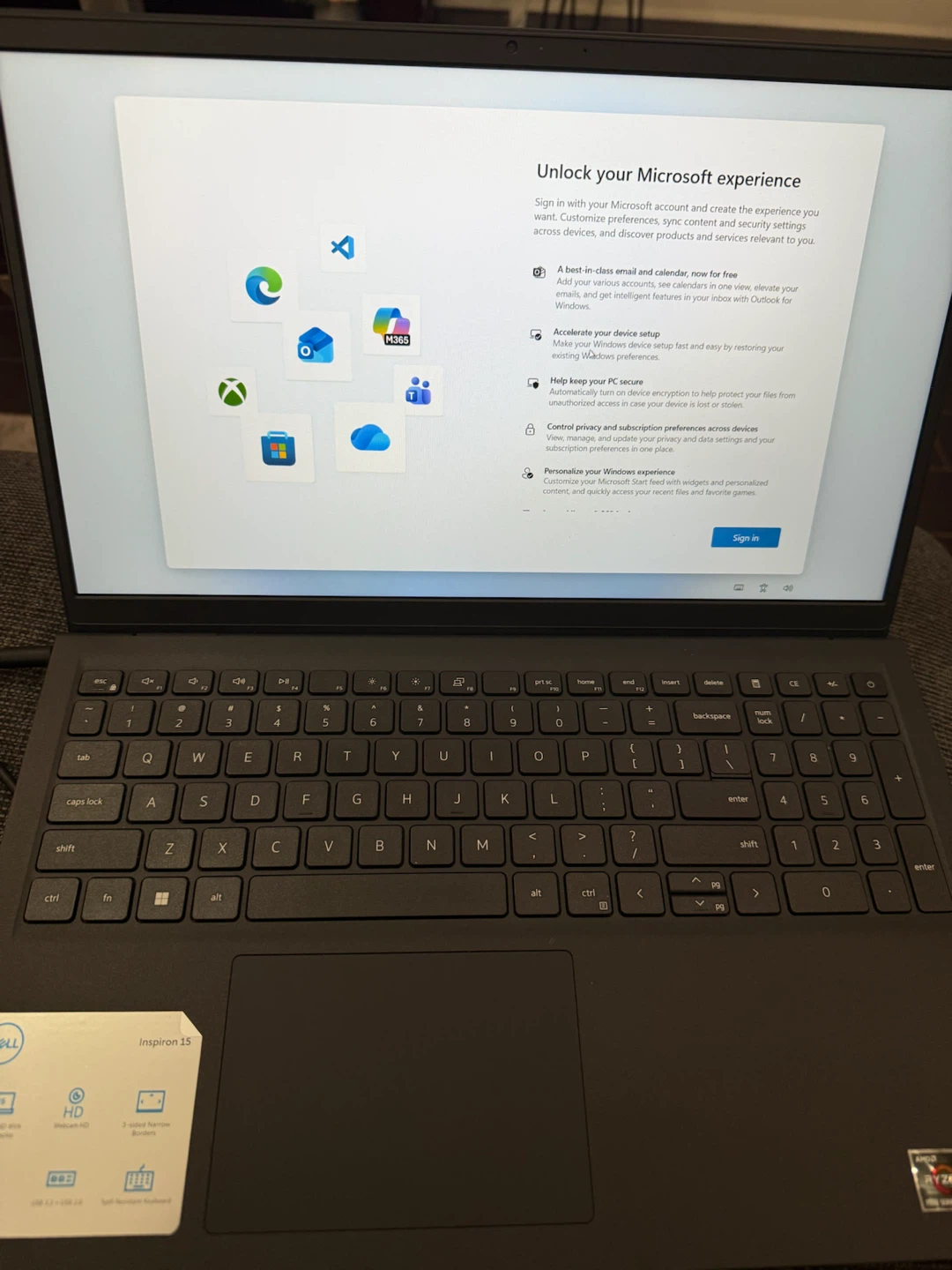 Dell Inspiron 15 Laptop 15.6" Touchscreen, 8GB RAM, 1TB SSD - photo 2