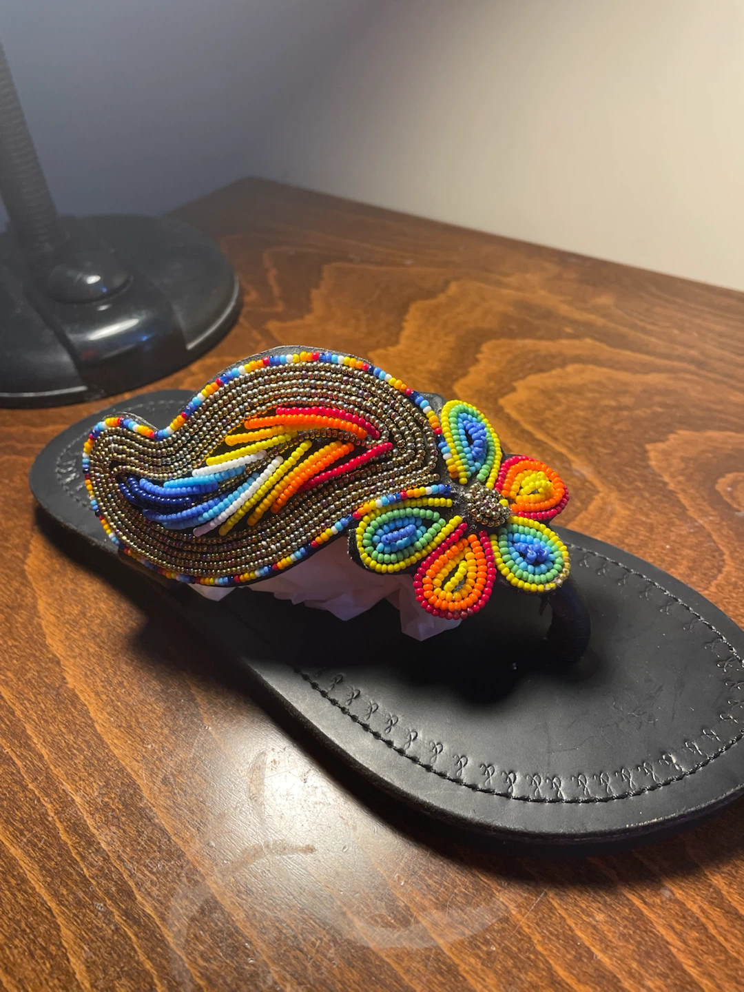 Beaded Flip Flop Sandals
