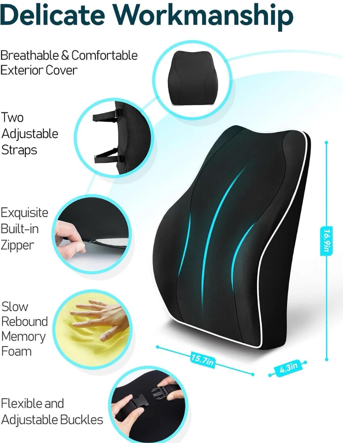 Brand New Ergonomic Office Chair Car Seat Cushion - photo 2
