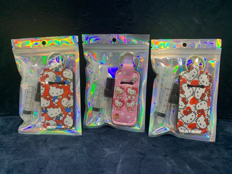 Hello Kitty Holder for Spray bottle with syringe and dropper