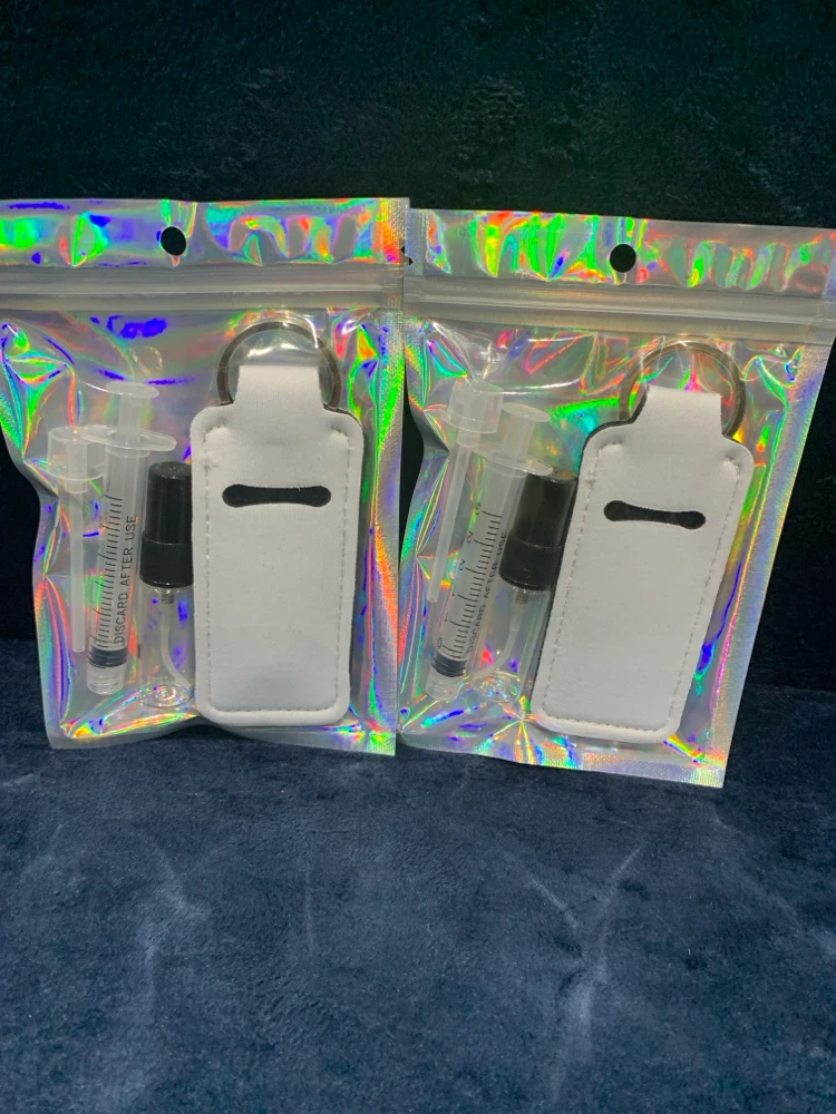 Refillable Perfume Atomizer Keychain Kits