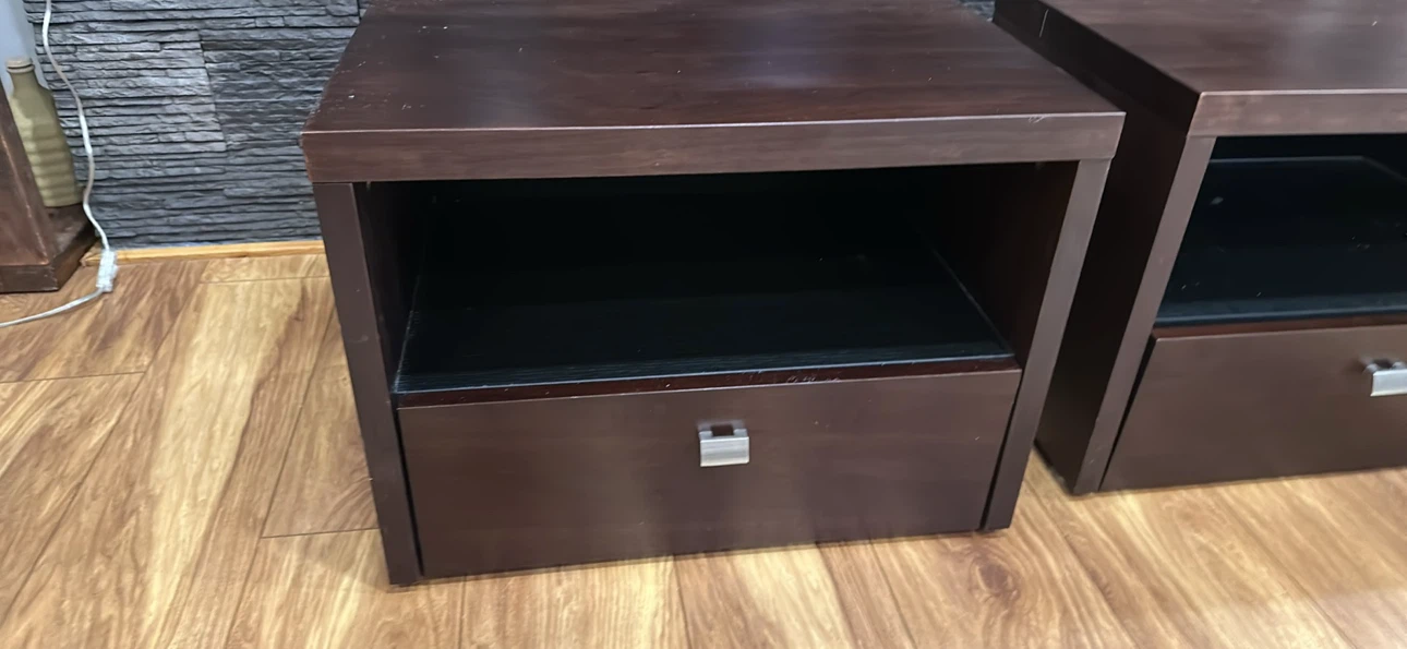 Dark Brown Nightstands - Set of 2 - photo 3
