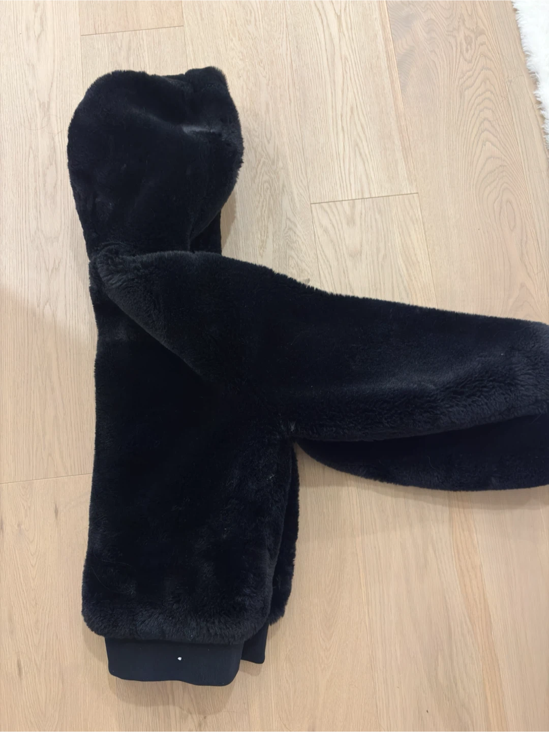 Moose Knuckles Black Faux Fur Bomber Jacket - photo 3