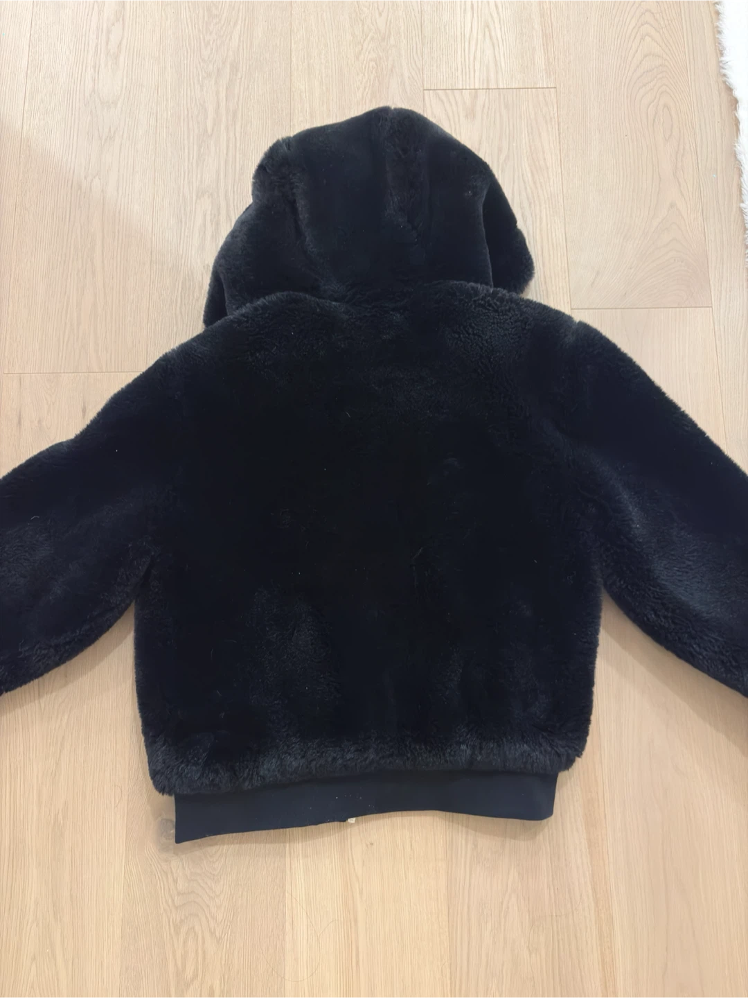 Moose Knuckles Black Faux Fur Bomber Jacket - photo 5