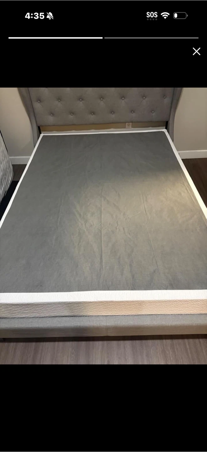 King Size Box Spring (Disassembled with all pieces)