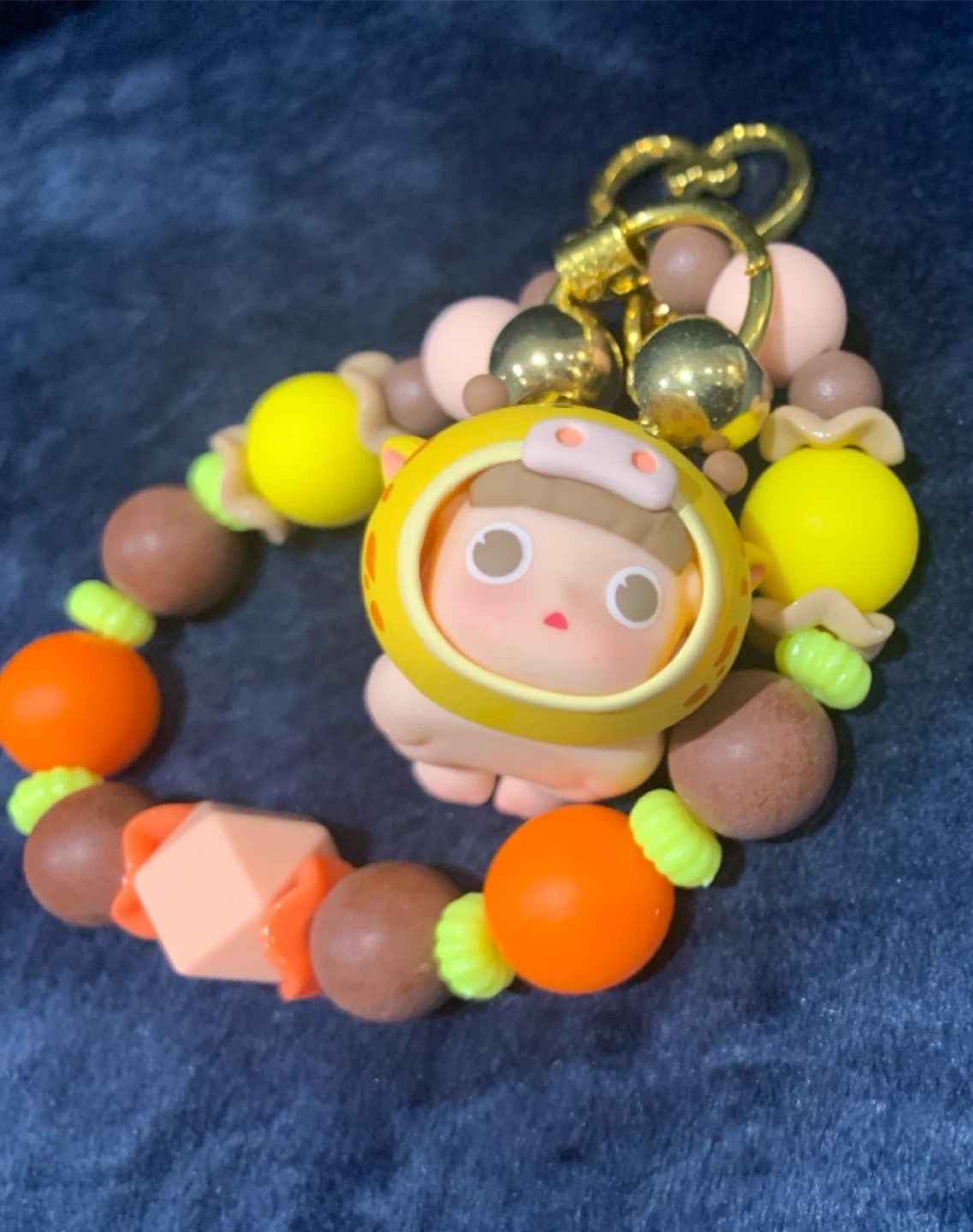 Cute Keychain with Character Charm