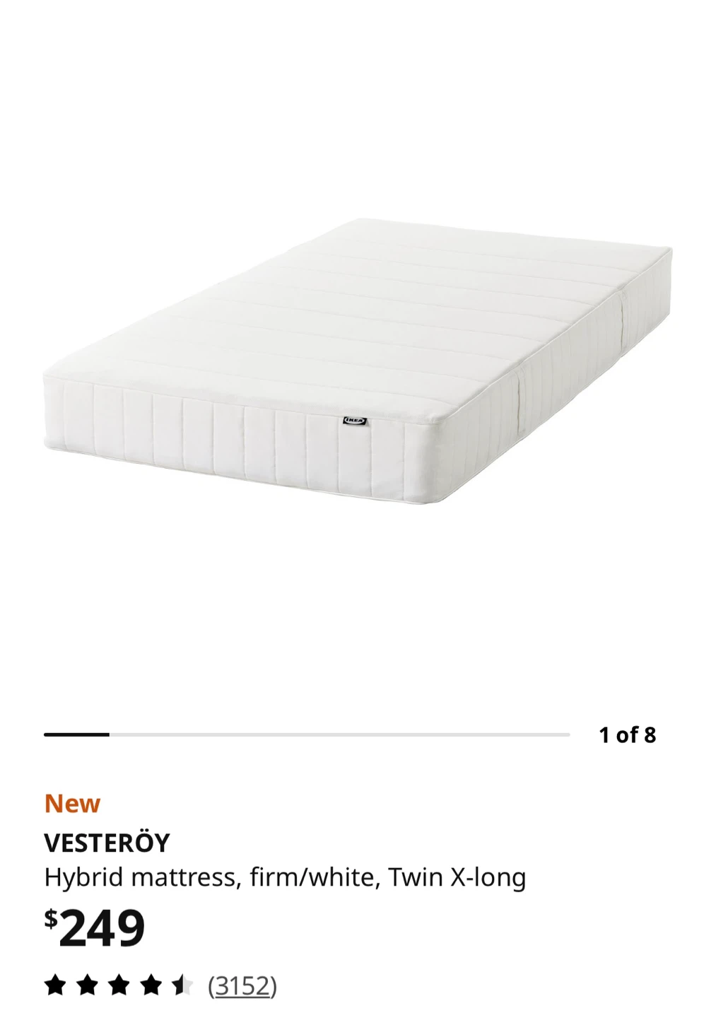 Ikea mattress - full size - photo 5