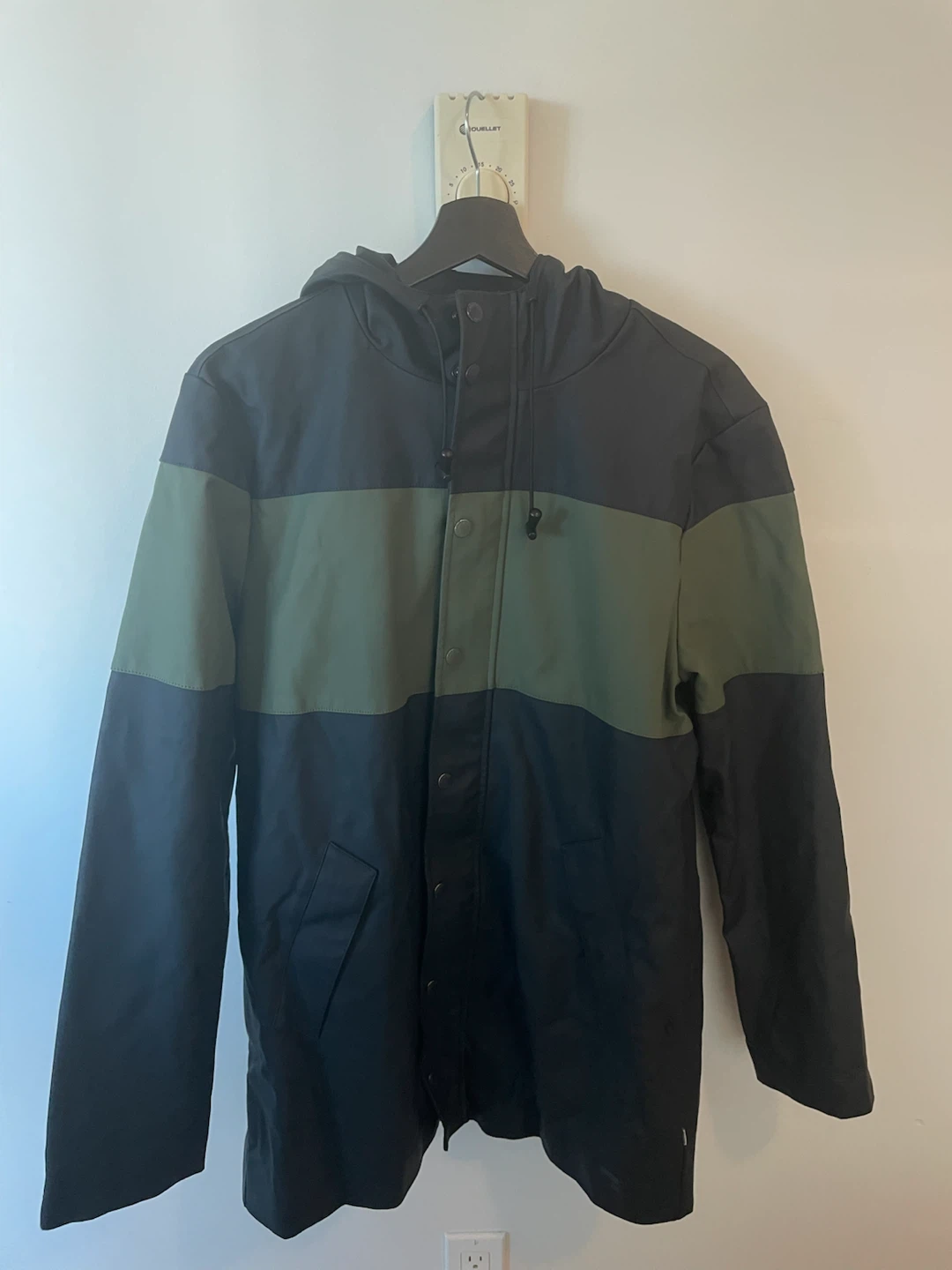 America Today Colour Block Rain Jacket - Large
