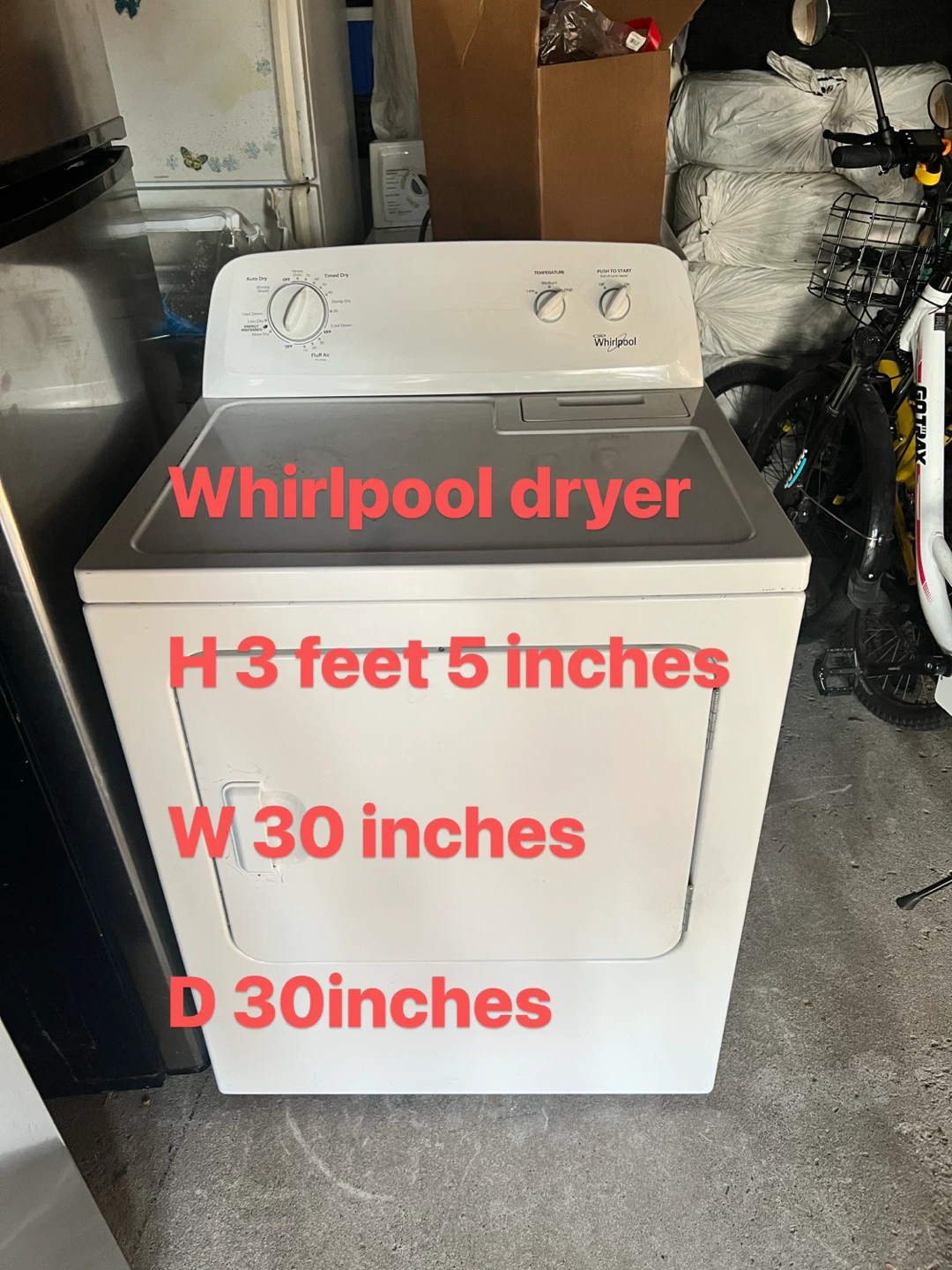 Good condition Whirlpool Dryer $150