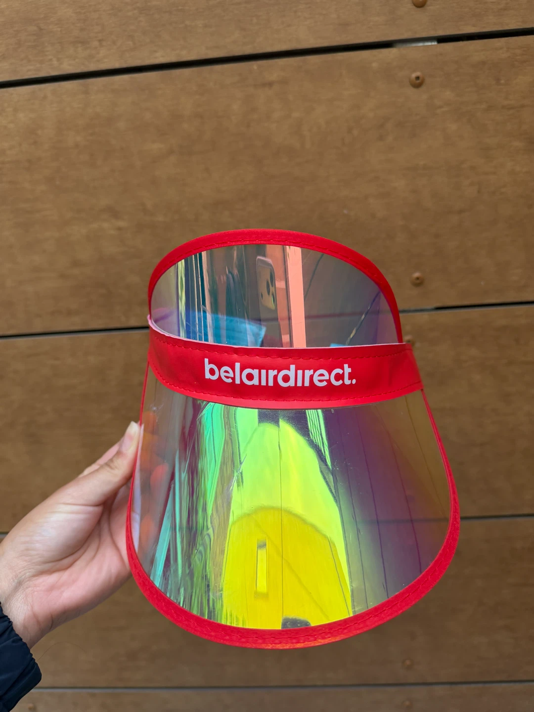 Belairdirect Visor - Clear Iridescent