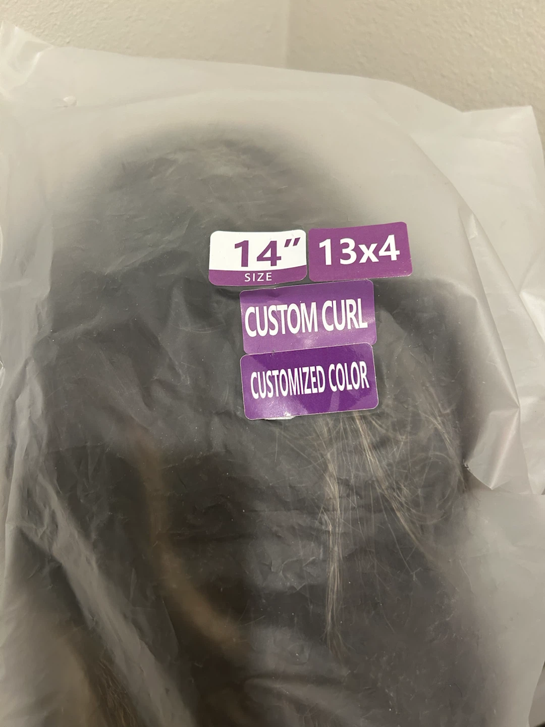 Brand New 14" 13x4 Lace Front Wig - Human Hair