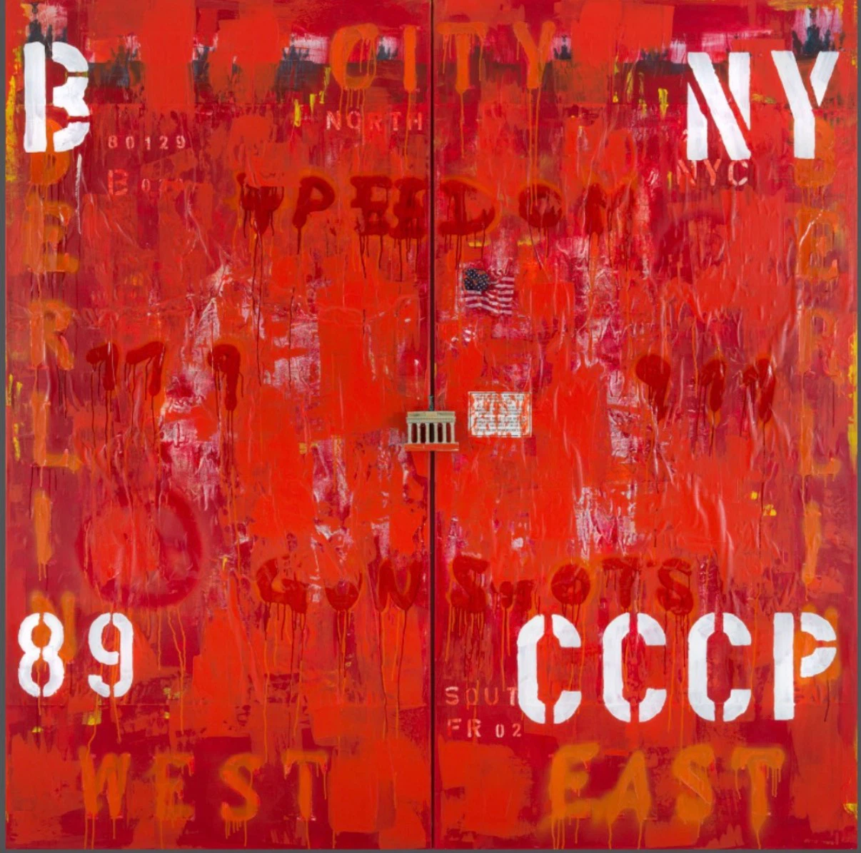 Freddy Reitz "New York / CCCP" Limited Edition Art Print - photo 2