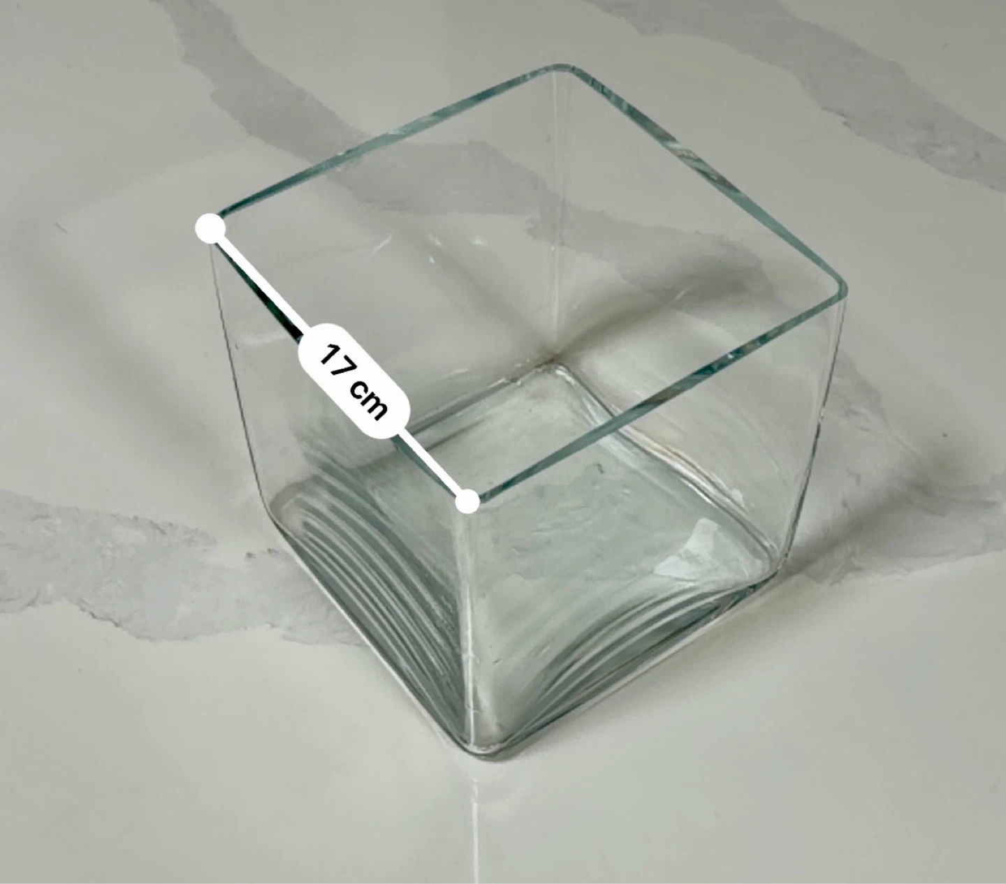 Set of 3 Clear Glass Vases/Containers - photo 4