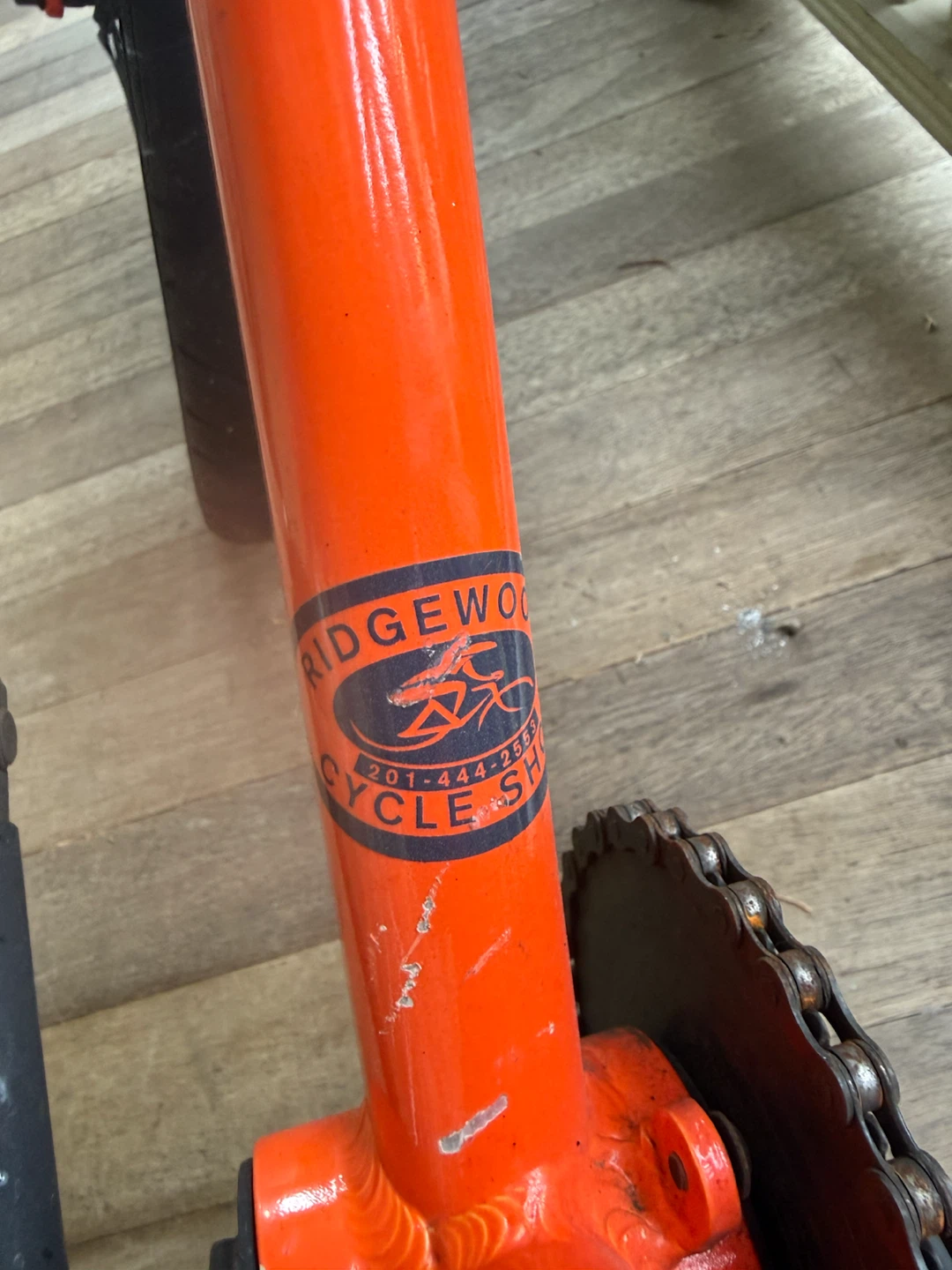Orange BMX Bike from Ridgewood Bike Shops Exclusive Design. - photo 3
