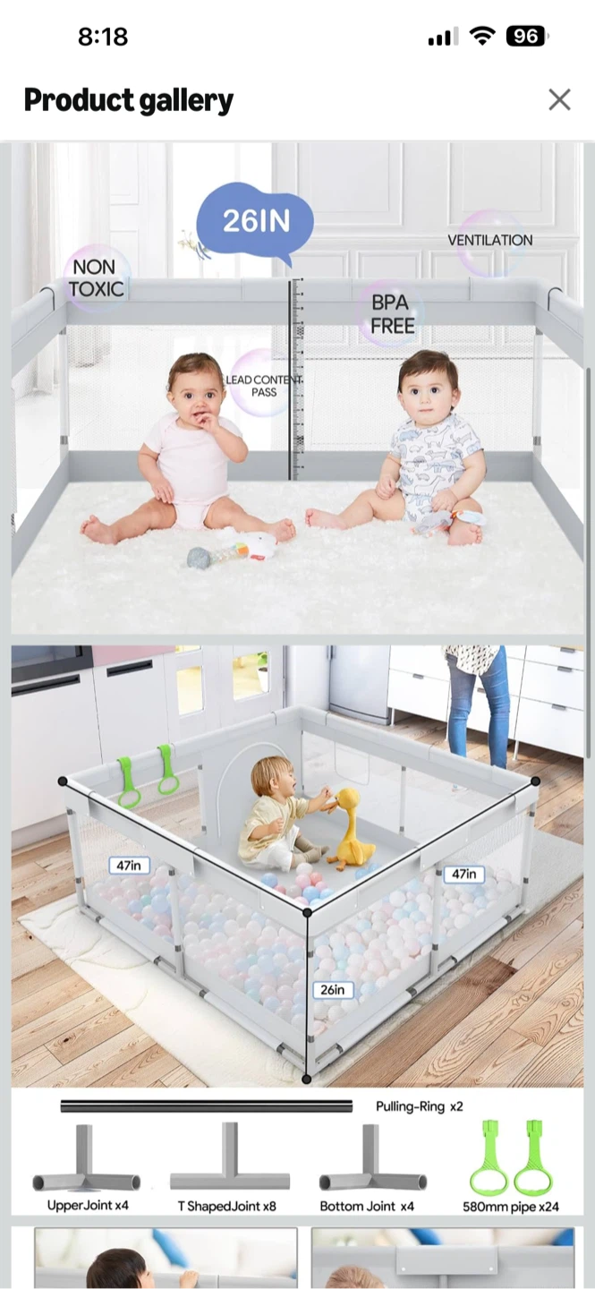 Parc 120x120 Baby Playpen - photo 2