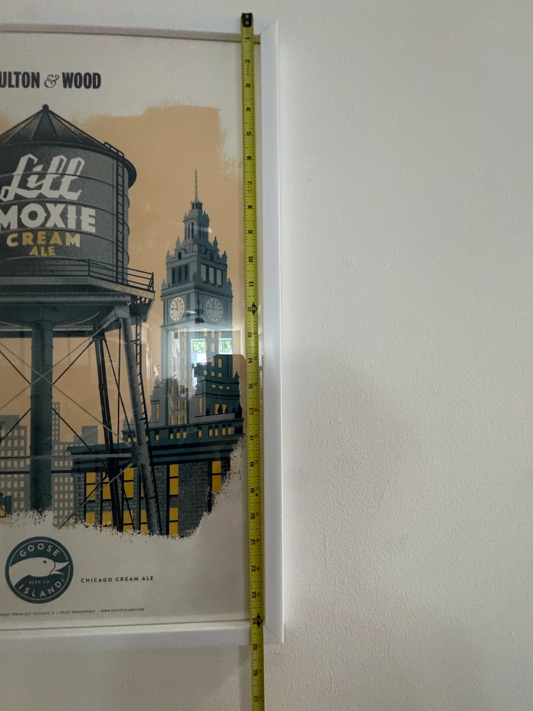 Goose Island "Lil Moxie Cream Ale" Framed Poster - photo 3