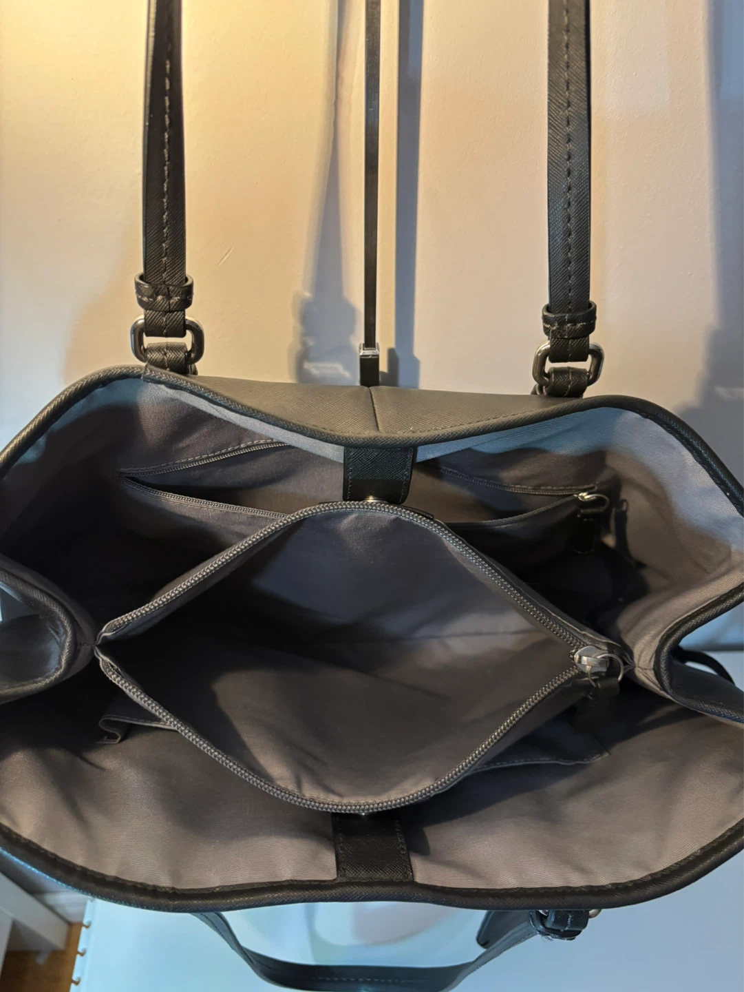 Coach Black Leather Tote Bag - photo 2