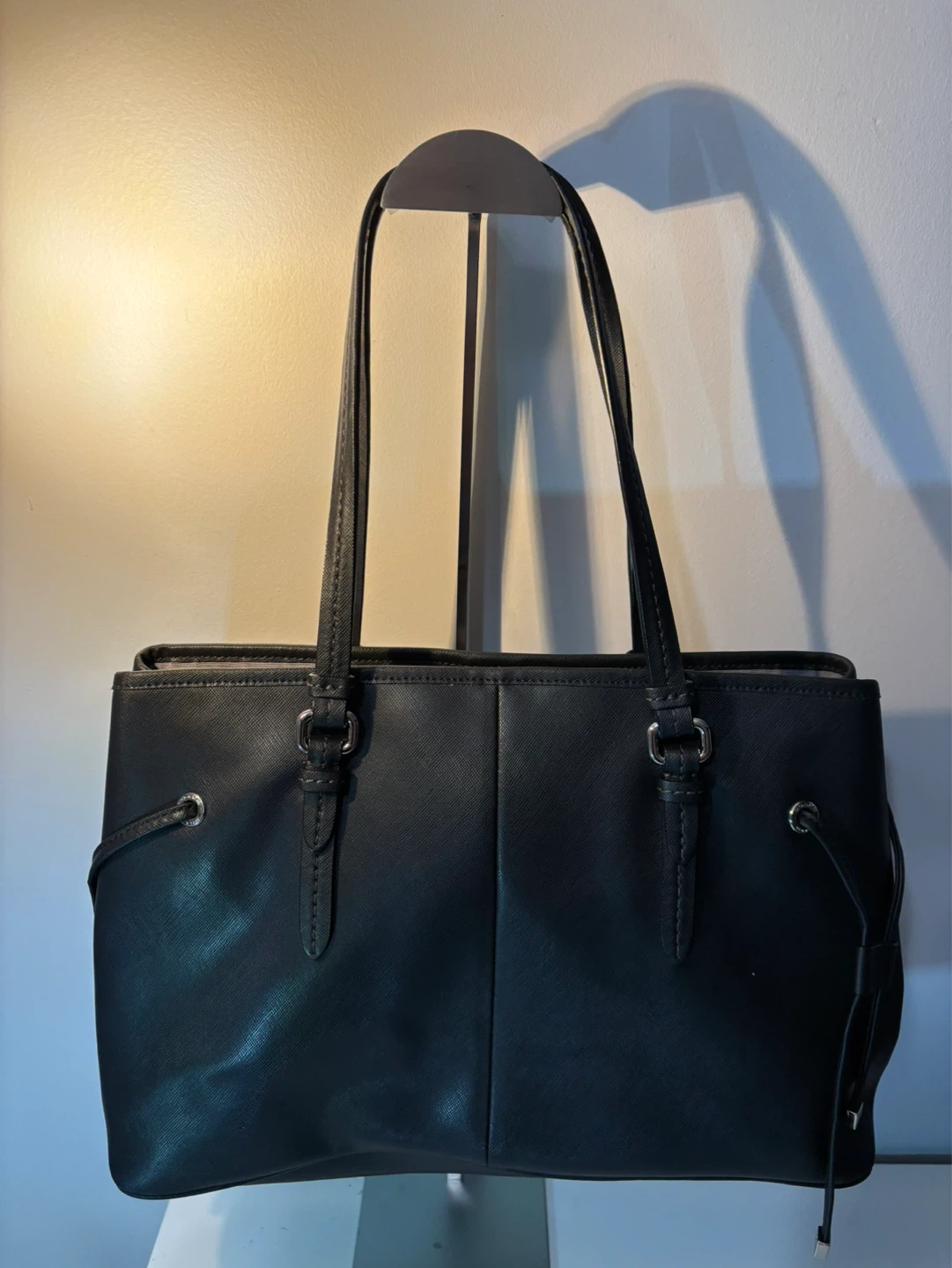 Coach Black Leather Tote Bag - photo 3