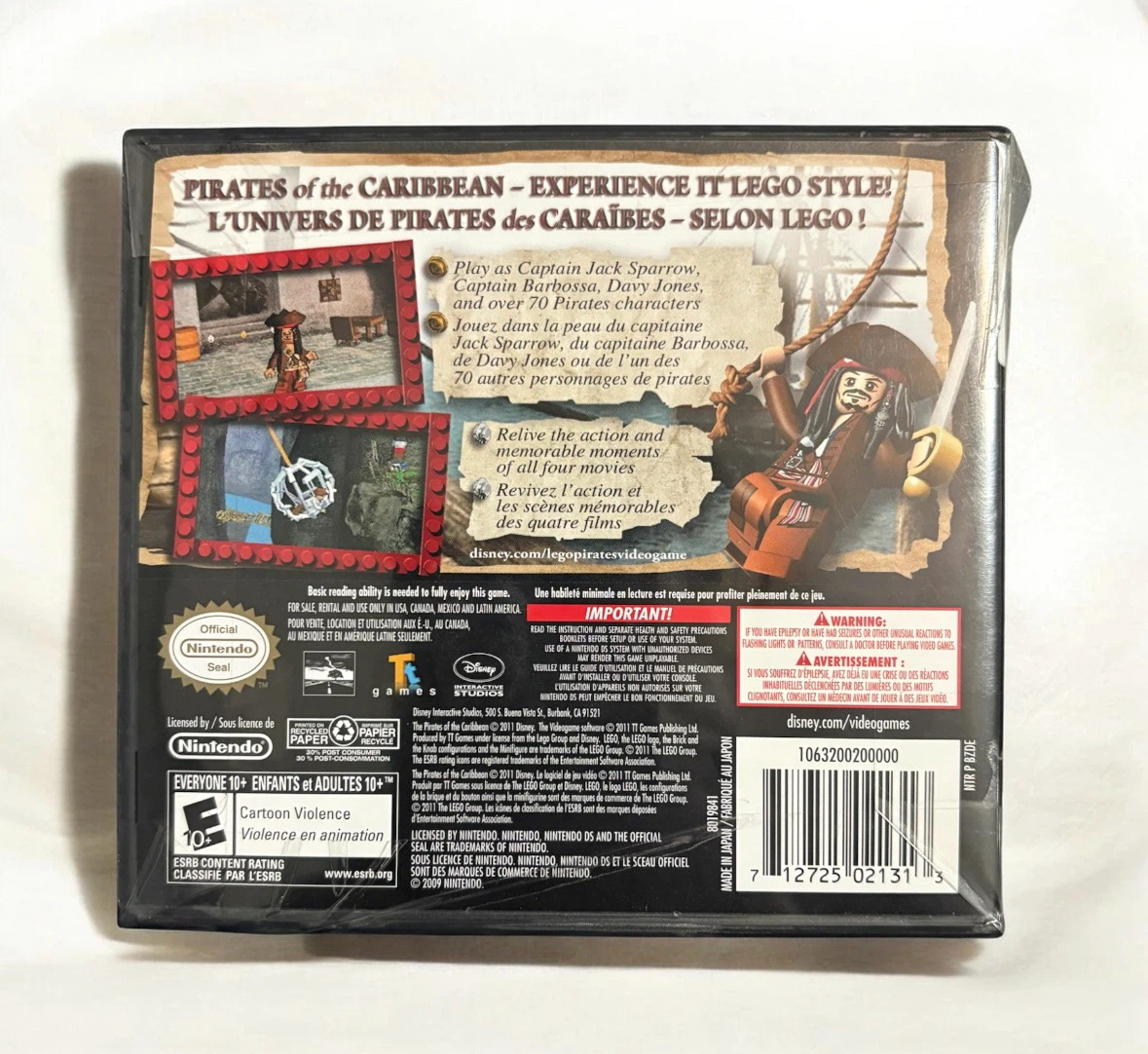 Nintendo DS LEGO Pirates of the Caribbean Video Game - photo 2