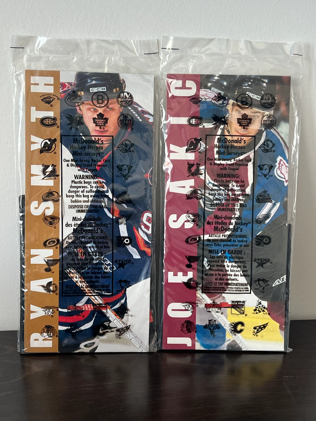McDonald's Hockey Heroes Mini-Jerseys