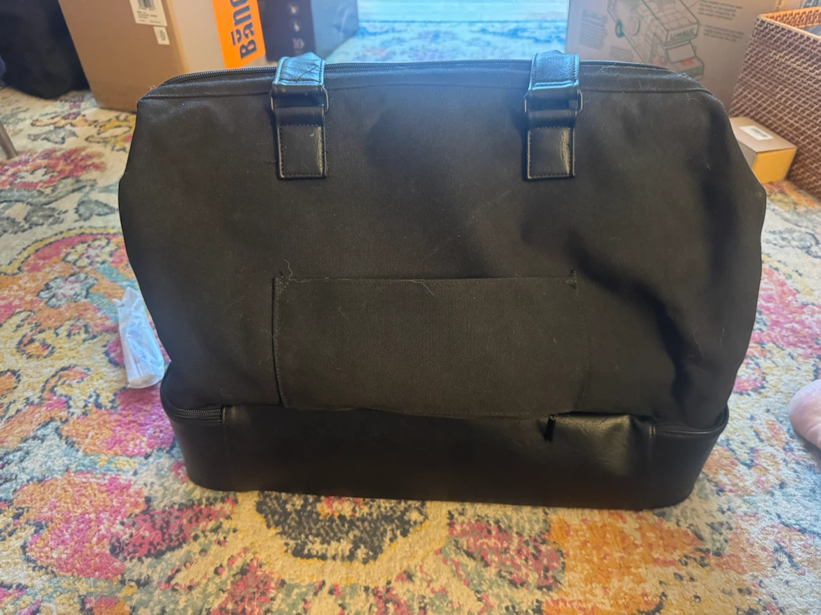 Beis Black Weekender Bag