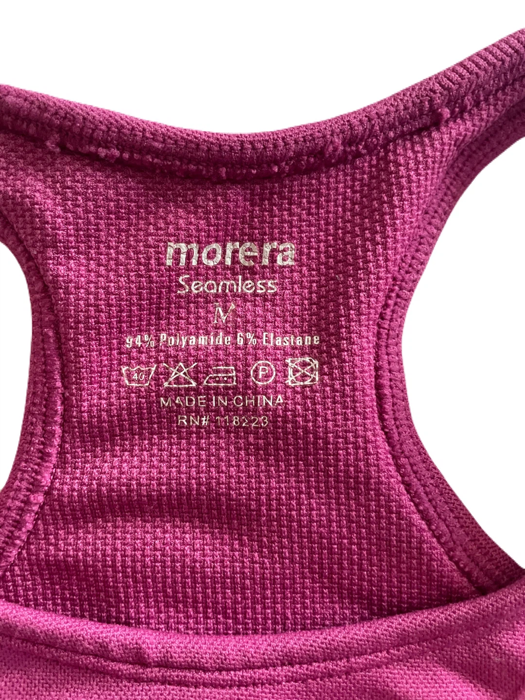 Morera women’s medium tank, racerback, workout, magenta - photo 2