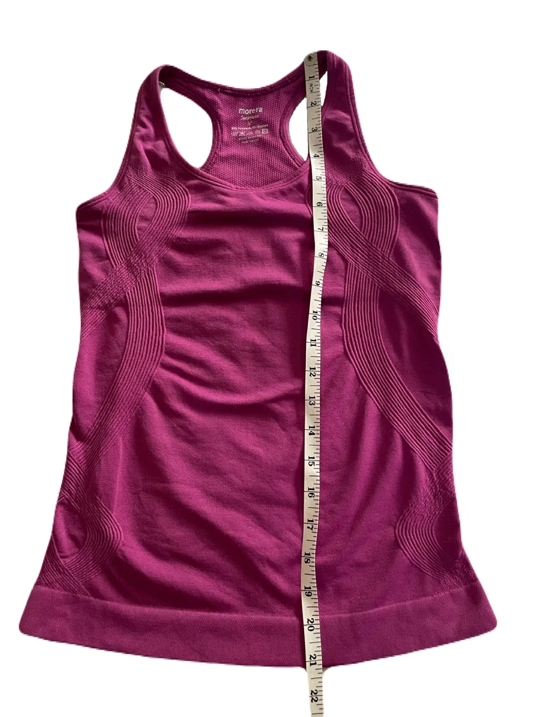 Morera women’s medium tank, racerback, workout, magenta - photo 4