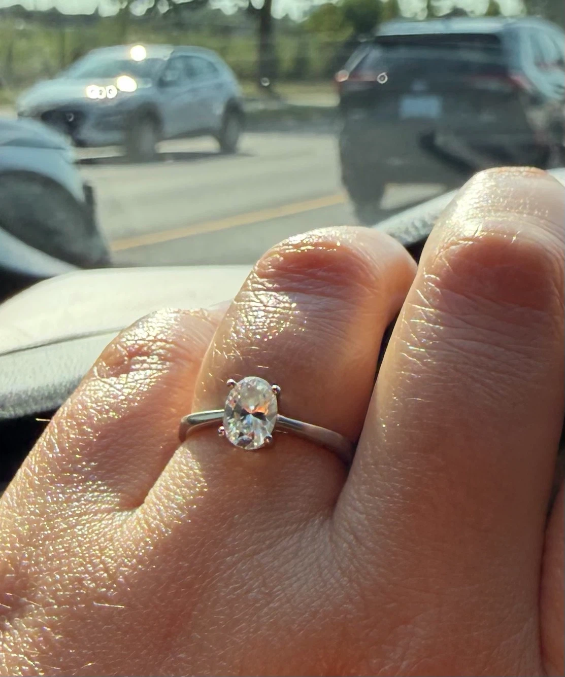 Sterling Silver 925 Ring with Certified Moissanite 💍 - photo 5